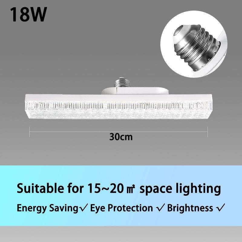 2 шт. Светодиодная лента Лампа Супер Яркая E27 18 Вт/24 Вт Патрон Потолочное освещение 6500K AC85-265V Дневной свет Люстра Освещение спальни Инструменты