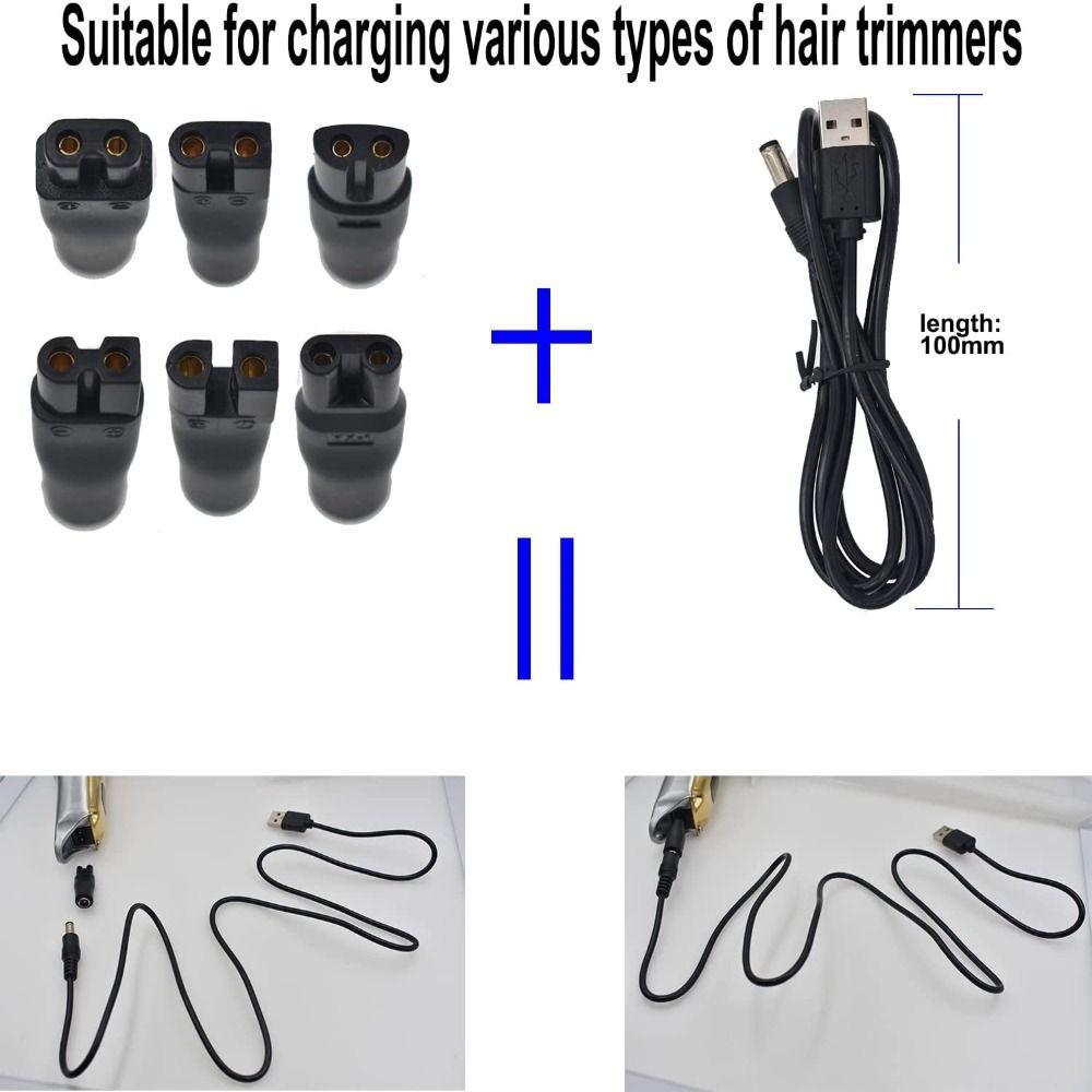 Hair Clippers Charger USB Charging Plug Cable Power Cord Electric Hair Clippers Charger USB Adapter