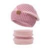 Windproof Winter Hat Scarf Set Soft Neck Warmer Fashion Ear Protection  for Women