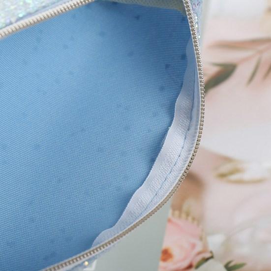 Pencil Case Large Capacity Smooth Zipper Stylish Glitter Sequin Stationery Storage Pouch School Supplies