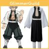 Demon Slayer Kimetsu No Yaiba Wind Pillar Sanemi Shinazugawa Cosplay Set Costume
