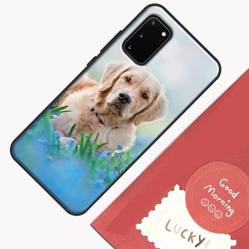 Golden Retriever Dog Phone Case For Samsung Galaxy S24 S26 Ultra S20 S21 S22 S23 S25 Plus S10 S25 FE Cover Shell