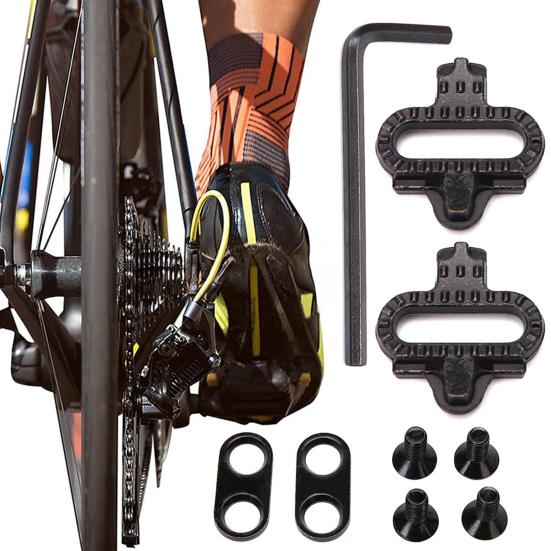 1 комплект велосипедных туфель для велоспорта, педальные шипы с шестигранным ключом, шипы для самоблокирующихся педалей для горного и шоссейного велосипеда MTB, замена, велосипедные аксессуары