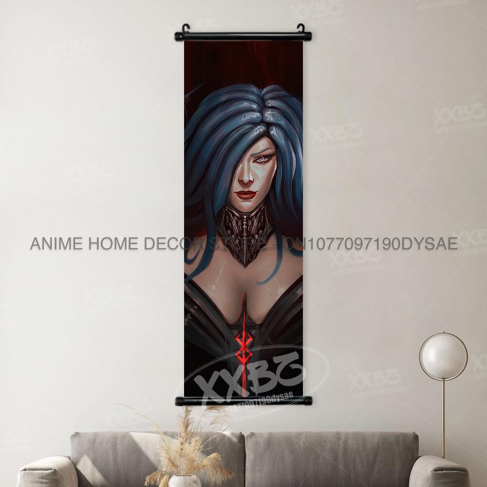 Berserk Poster Anime Scrolls Picture Guts Hanging Painting Griffith Wallpaper Casca Home Decoration Black Swordsman Wall Artwork