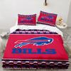 Buffalo Basketball Logo Bedding Set 3pcs, High Quality Bedding Set Including 1pc Duvet Cover And 2pcs Pillowcases for Bedroom, Dormitory Gift