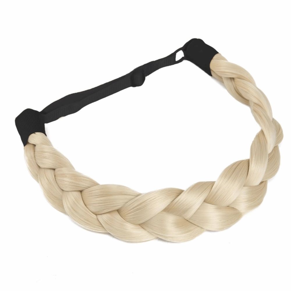 Synthetic Braided Elastic Band Hair Handmade Retro Head Hoop Braiding Hair Headband Party