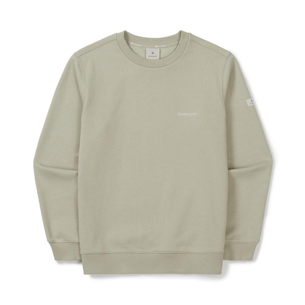 [Snowpeak] Land Women's Sweatshirt Pastel Olive (S25FWFHT61)