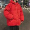 Unisex Winter Cotton-Padded Hooded Jacket
