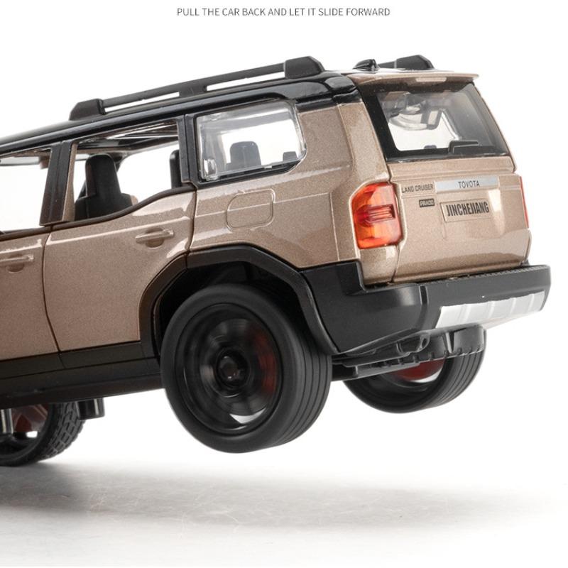 1/32 Toyota 2024 PRADO Land Cruiser литая модель автомобиля внедорожная игрушка из металла