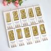 Gold Number Cake Candles for Birthday Celebrations - Party Decoration Arrangement.