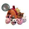 Baby Plush Farmhouse Toy Set with Stuffed Farm Animals Toddlers Boys