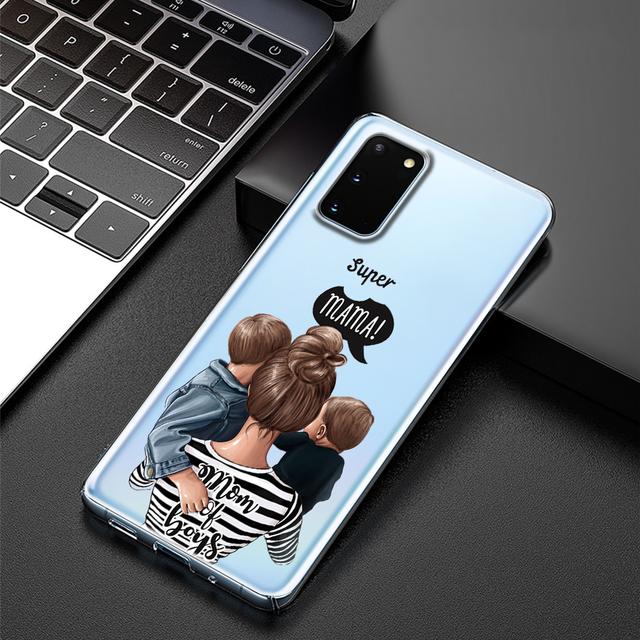 Super Mom Baby Case For Samsung A52s 5g A51 S21 A12 Fundas Galaxy A53 5g A33 A73 A03 A50 A31 A50 A70 A71 A72 A13 A32 Back Covers