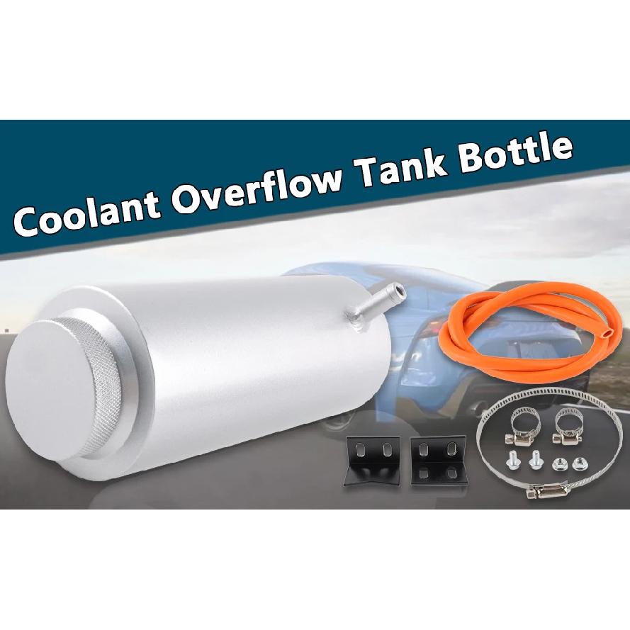 800ml Aluminum Car Styling Radiator Coolant Tank Coolant Expansion Tank Cooling Catch Bottle Overflow Reservoir