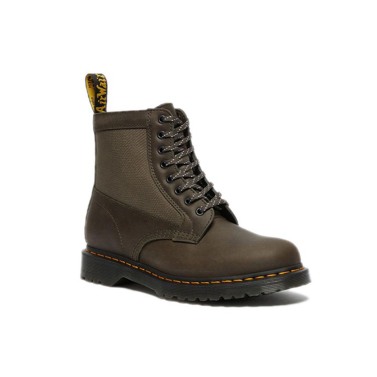 Dr. Martens 1460 Панельные Кожаные Круглый Носок На шнуровке Короткие Ботинки Унисекс ботинки Серый 26912481