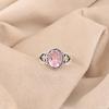 925 Sterling Silver Morganite Gemstone Jewelry Handmade Ring Women Accessorise RR-8-10