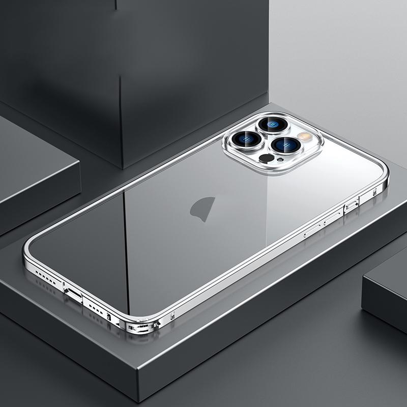 Магнитный чехол для iPhone 11 12 13 14 Pro Max, прозрачная задняя крышка Magsafe для iPhone 13 Pro Max 12, металлический каркас, бампер, линза для телефона, стекло