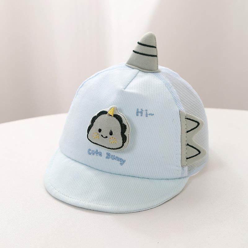 Summer Baby Boy Sun Hat Thin Breathable Adjustable Visor Cap for Infant Toddler Outdoor UV Protection Shade