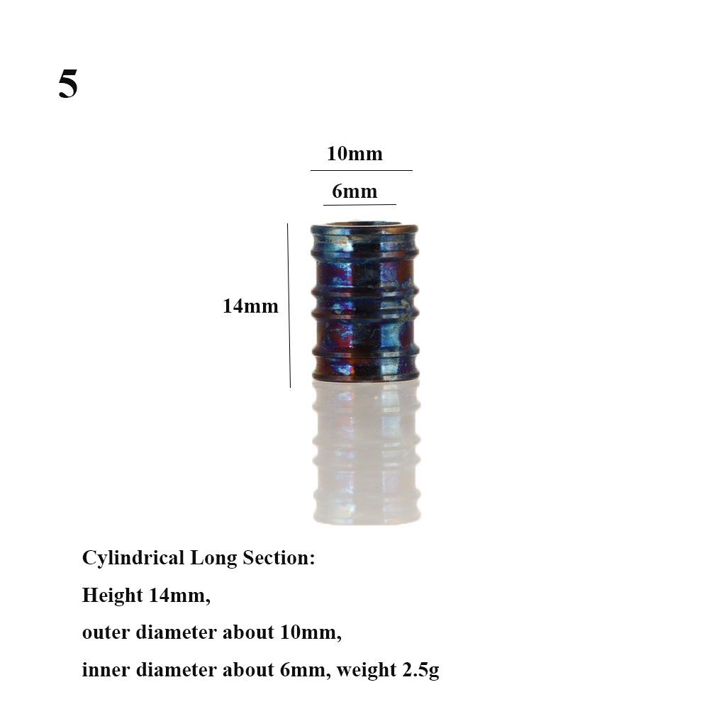 Titanium Alloy Multi Tools Paracord Rope Pendant TC4 Knife Beads Ropes Lanyard Camping EDC Gadgets