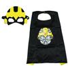 Turtle Superhero Ninja Cape Cloak Eye Mask Kid Halloween Cosplay Costume Party