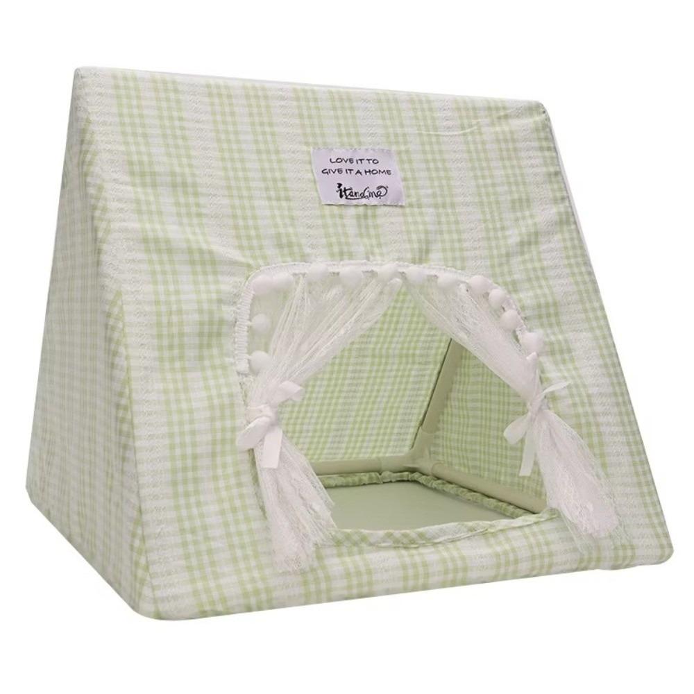 Soft Cotton Cozy Sleeping Tent with Curtains Hideout Hamster Cage For Rabbits Guinea Pig