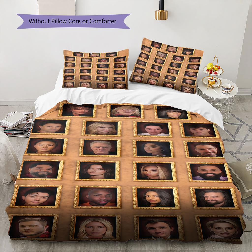 The Traitors Kids Bedding Quilt Set Quilt Cover Pillowcase Home Decoration Birthday Gift (1 * duvet cover + 2 * pillowcase, without core)