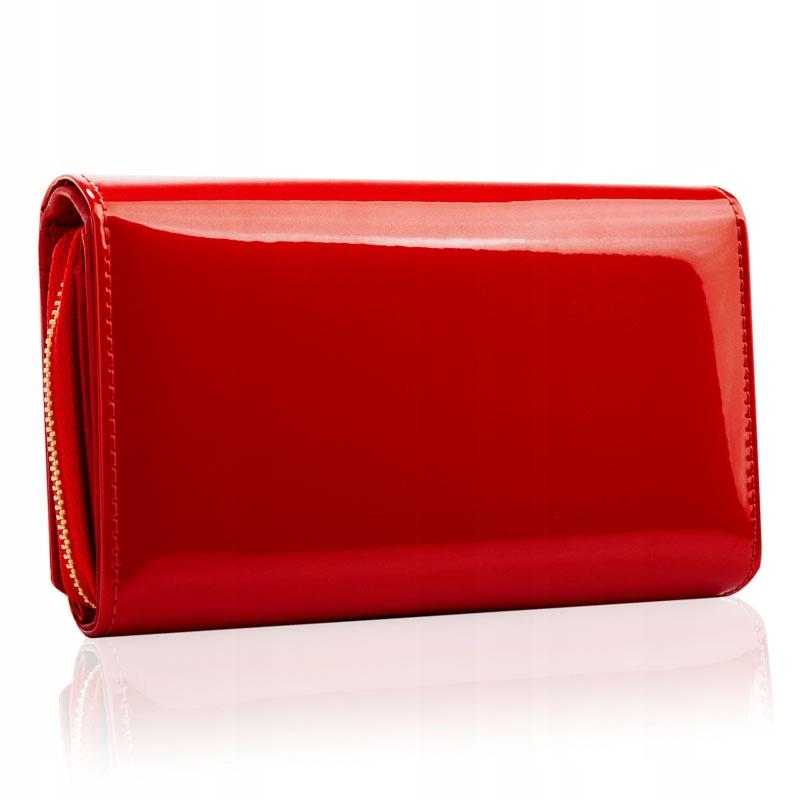 BPD-VS-513 RED Women' SHINY Wallet +CERTIFICATE