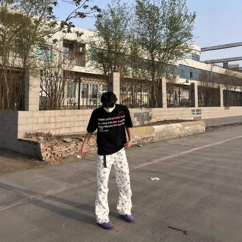 Cleanfit Multi-pocket Tooling Jeans Men's Spring and Summer Vibe Logging Pants Straight Casual Trousers