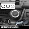 Для Toyota Prius 60 Series 2023 2024 Автомобильный двигатель Запуск одной кнопкой зажигания Отделка крышки Подкладка Аксессуары Автостиль
