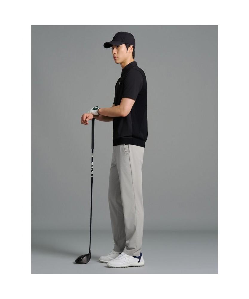 BEANPOLE GOLF [B_Under] Men'S Hybrid Knit Collar Tee - Black