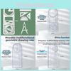 Multi Function Plastic Ruler Geometric Tools Middle School High School Supplies