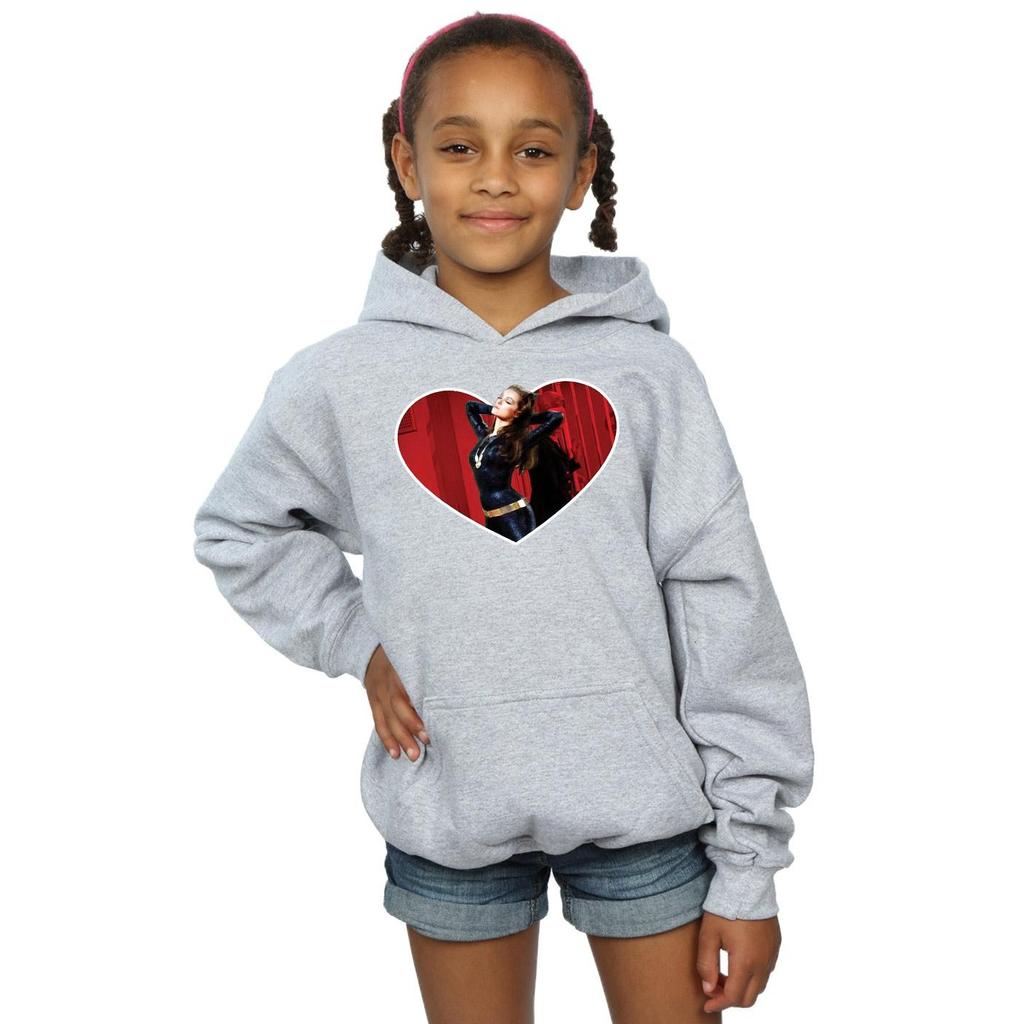 DC Comics Girls Batman TV Series Catwoman Heart Hoodie