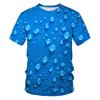 Футболки Ice 3D Printed для мужчин и женщин, Drip, футболки с круглым вырезом, log fashion, уличный стиль одежды, детская верхняя одежда