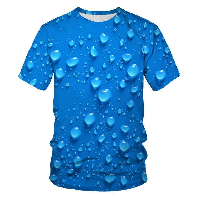 Футболки Ice 3D Printed для мужчин и женщин, Drip, футболки с круглым вырезом, log fashion, уличный стиль одежды, детская верхняя одежда