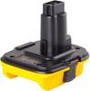 Адаптер аккумулятора DCA1820 20V для инструментов Dewalt 18V Преобразователь для литиевого аккумулятора Dewalt 20V DC9096 DE9098 DE9096