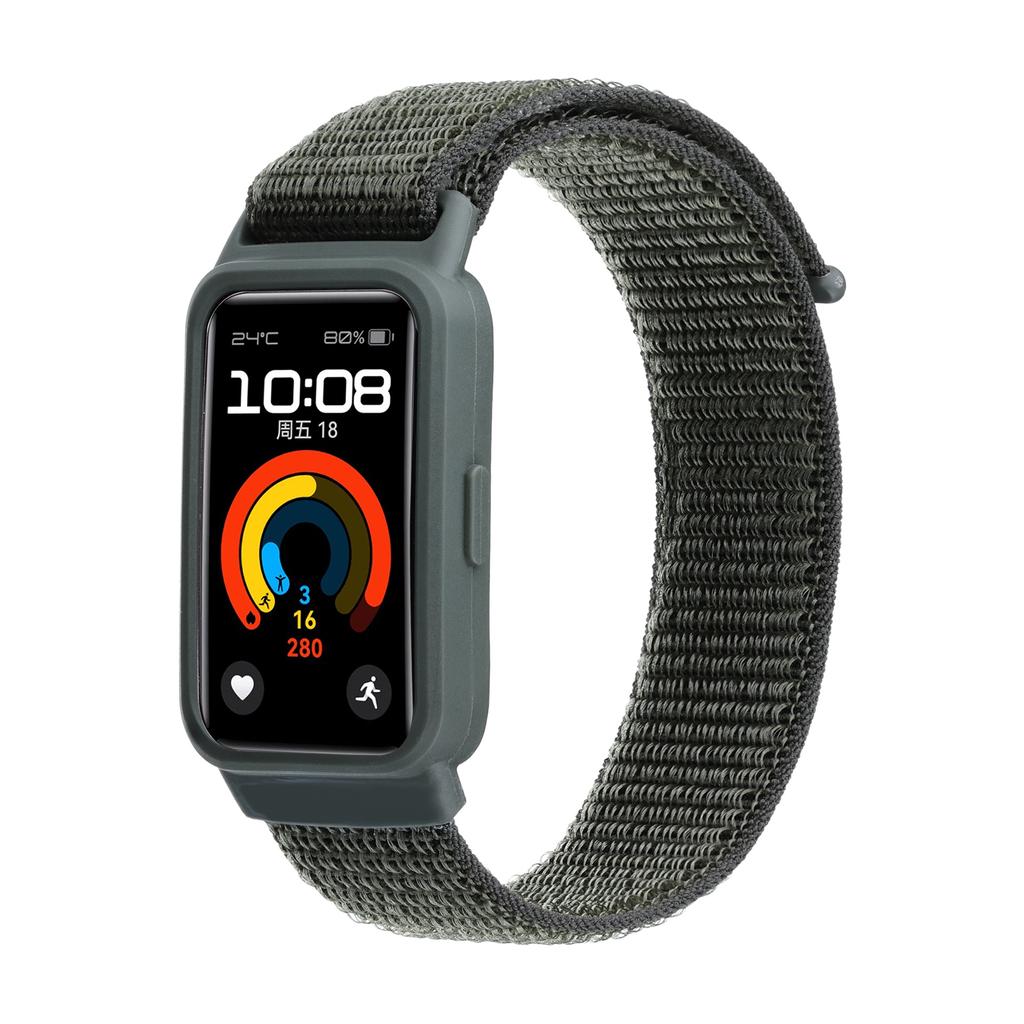Нейлоновый ремешок-петля для Huawei Band 9 8 7 6 Смарт-часы Запасной ремень correa Дышащий Спортивный браслет для huawei band9 band8 7 6
