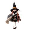 Хэллоуин Украшение Ведьма Девочка Метла Ангел Подвеска Подвесная Сетчатый Шелковый Дизайн Для Рождественской Елки Вечеринки Фестиваля Украшение