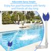 Распылитель для бассейна - украшение надземного бассейна, регулируемый аэратор для прохладной и теплой температуры воды, декор заднего двора