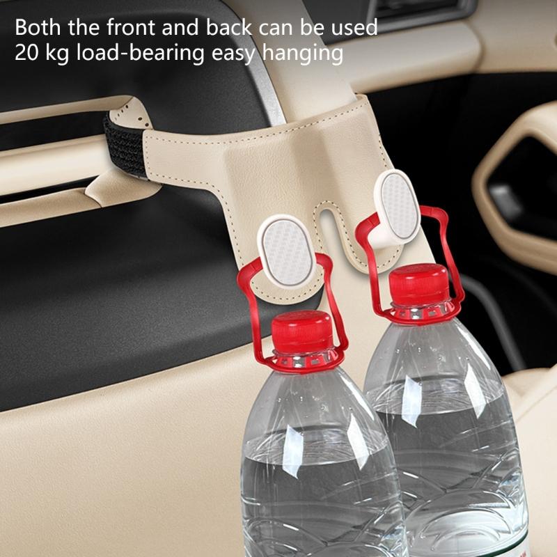 Car Interior Storage Hook Automotive Back Seat Hook for Handbag Purse Umbrella Heavy Duty Car Headrest Hook Organizer