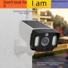 Solar-Powered Fake Surveillance Camera with Motion Sensor for Outdoor and Garden Lighting