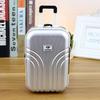 Creative Luggage Shaped Money Box Pink Silver Color Piggy Bank Suitcase Toy Gifts For Children
