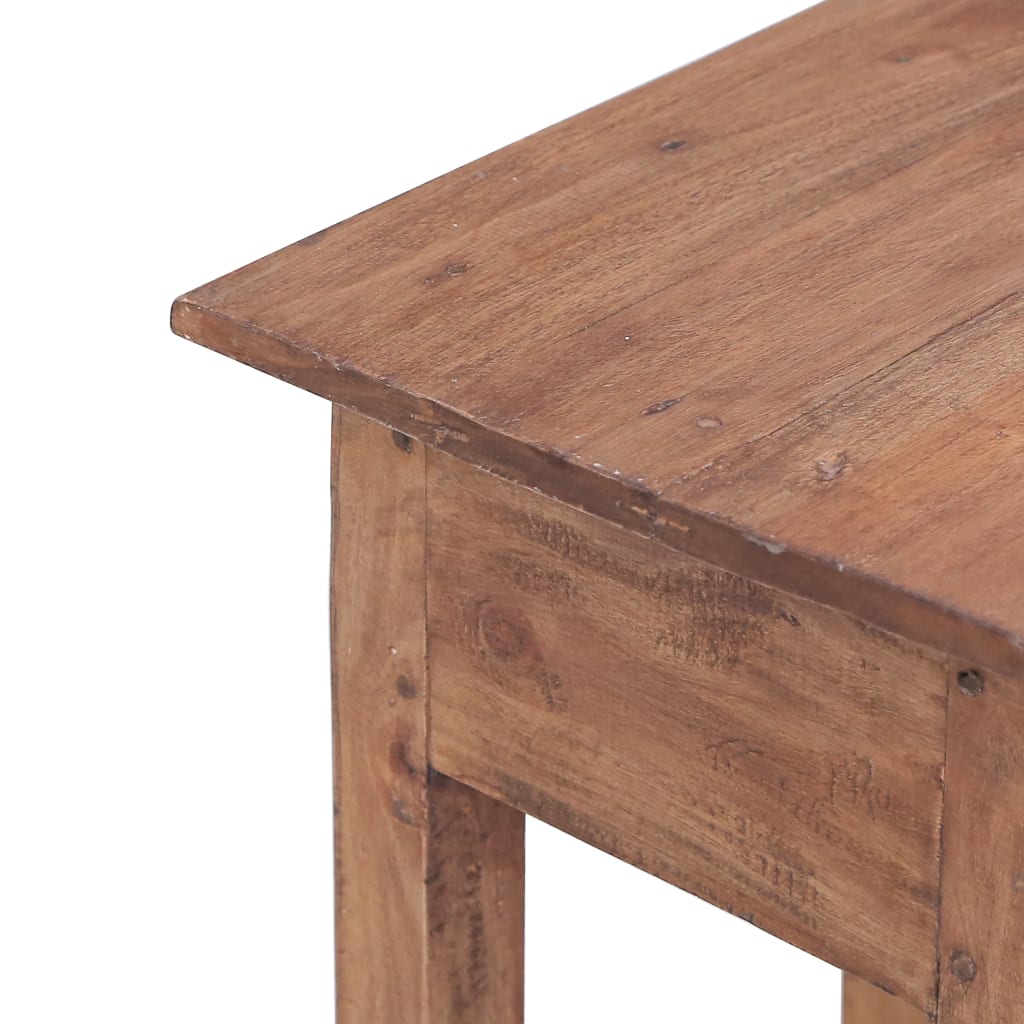 Flower Stand 30x30x75 cm Reclaimed Solid Wood