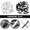Accessories Shirt Fixed Headphone Earphone Clips Nip Clamp Organization Holder Cable Wire Clip