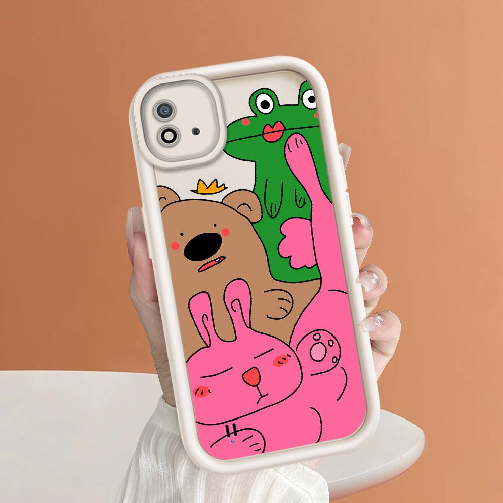 Мягкий силиконовый квадратный чехол с рисунком лестницы для телефона, полное покрытие, противоударный защитный резиновый чехол для камеры для OPPO Realme