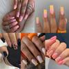 Press On Nails Manicure Tool Artificial Fake Nails Nail Tips Square Head False Nails Wearable