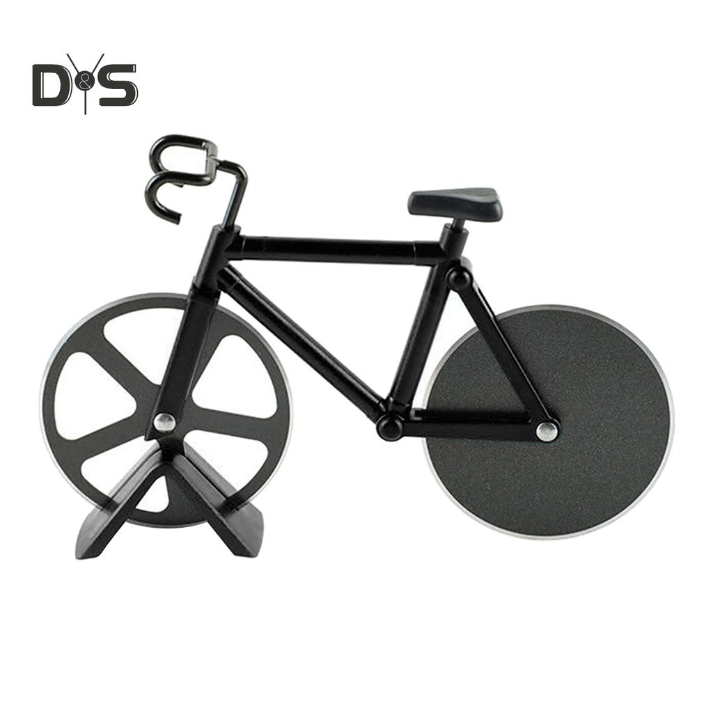 Новинка SW в форме велосипеда, резак для пиццы, двухколесный слайсер, кухонный инструмент для домашнего декора