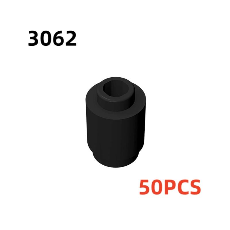 50 шт. 3062b 30068 35390 3062 аксессуары 1x1 цилиндрический кирпич DIY строительные блоки развивающие игрушки городская игрушка