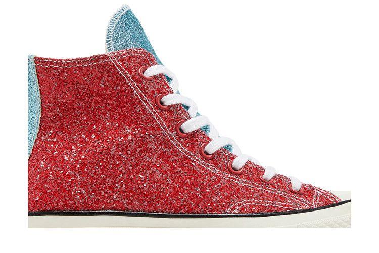 Converse Кеды Chuck Taylor All Star 70 Hi JW Anderson Глиттер Желтый Красный