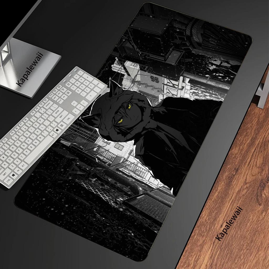 Black And White Gaming Mousepad Gamer Speed Accessories Keyboard Pads Locking Edge Computer Mouse Pad Notebook Office Mouse Mat