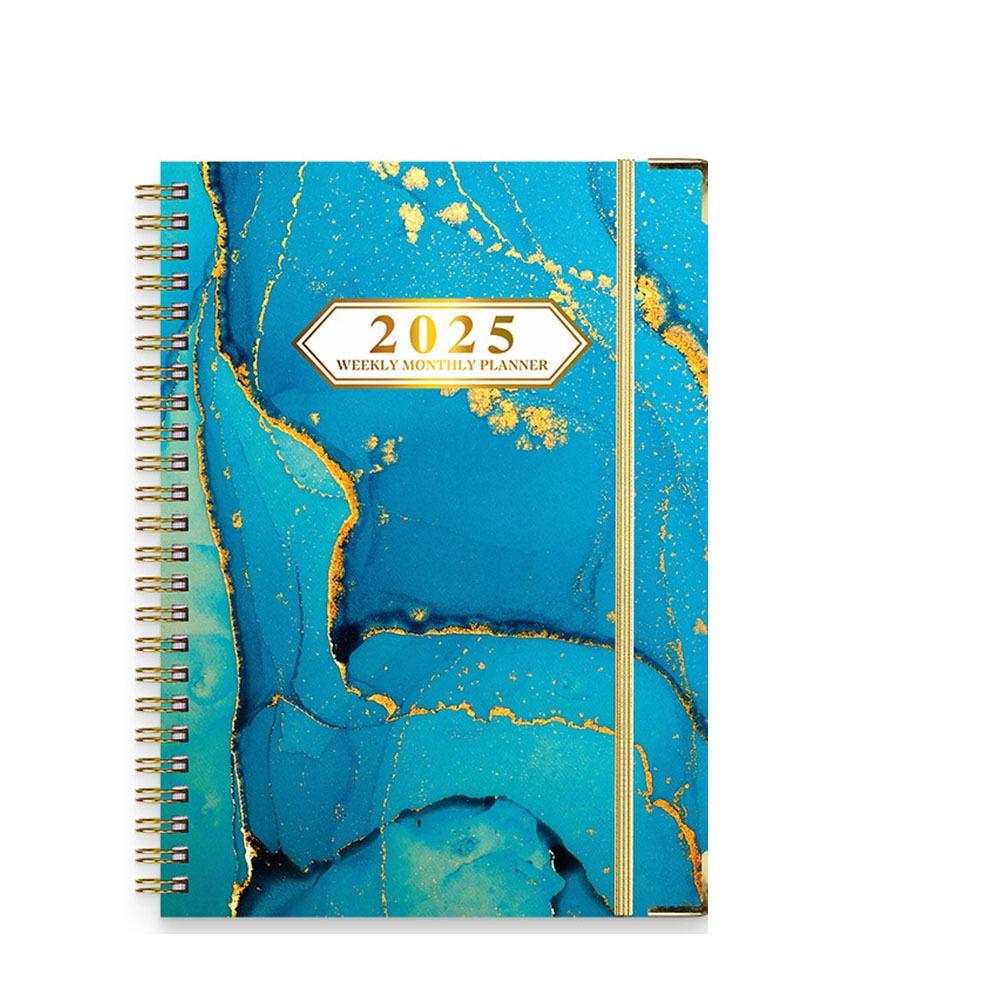 Time Organizer 2025 Agenda Planner Notebook Loose-leaf  Coil Diary Notebook  School