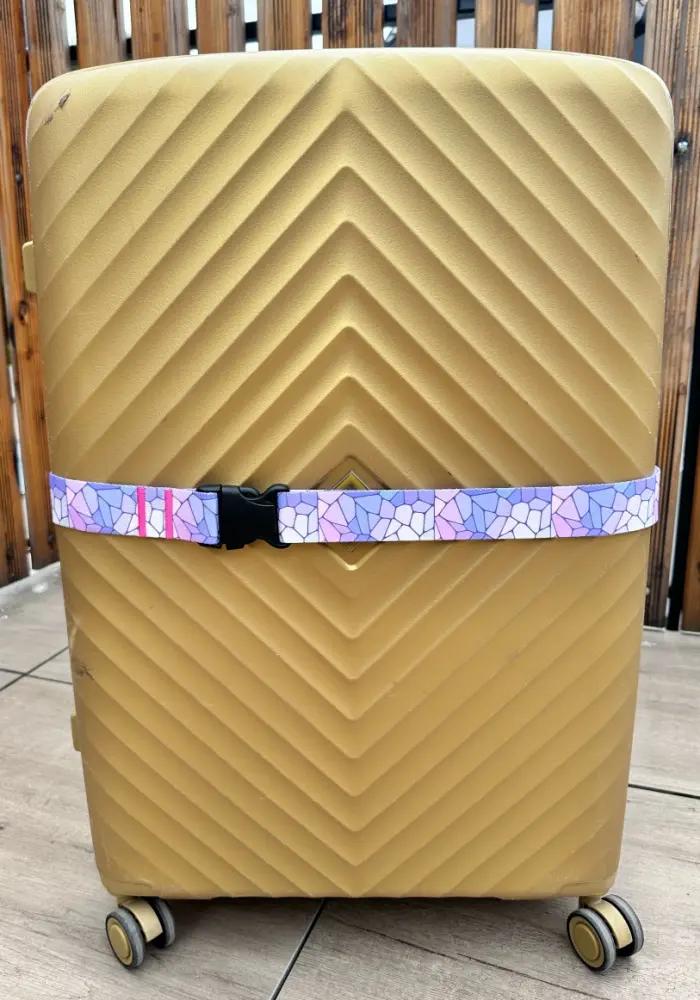 Luggage Safety Belt Suitcase with Mosaic Graphics 200cm Fasten